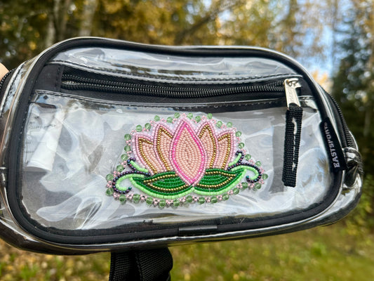Beaded Lotus Crossbody